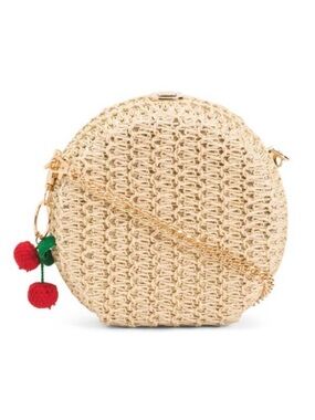 ALESSIA BIANCHI Macrame Circle With Cherry Charm